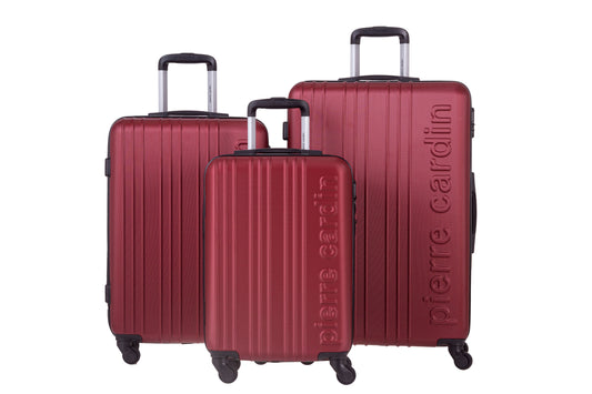 Set of 3 suitcases BERLIN Dark red