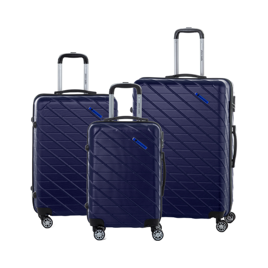 SET OF 3 NAVY SYDNEY SUITCASES