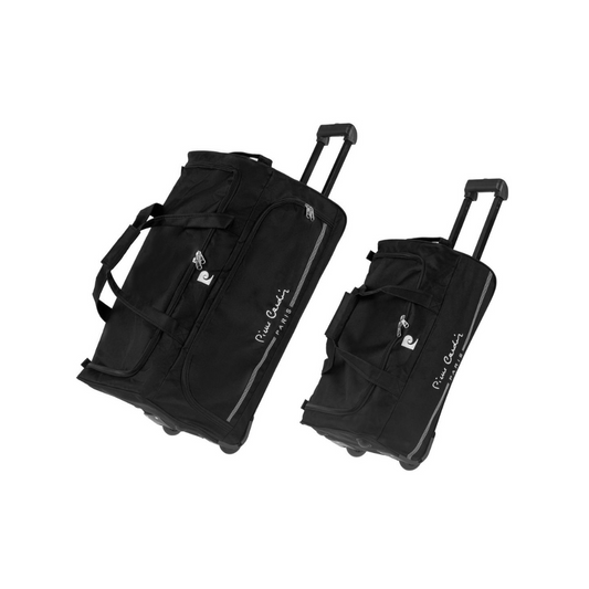 SET OF 2 BLACK BEAUJOLAIS ROLLER BAGS