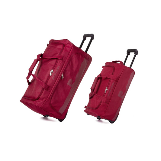 SET OF 2 DARK RED VIGNOLE WHEEL BAGS