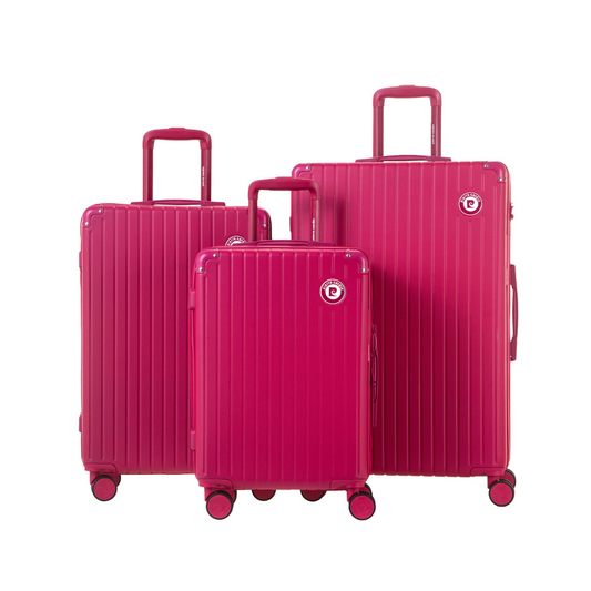 Ensemble de 3 valises FUSCHIA SHAULA