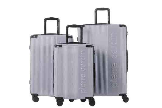 SET DE 3 VALISES RIGIDES BERLIN (TAILLES S,M,L) Silver